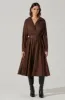 Darany Belted Midi Shirt Dress sold by Astr