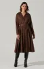 Darany Belted Midi Shirt Dress sold by Astr