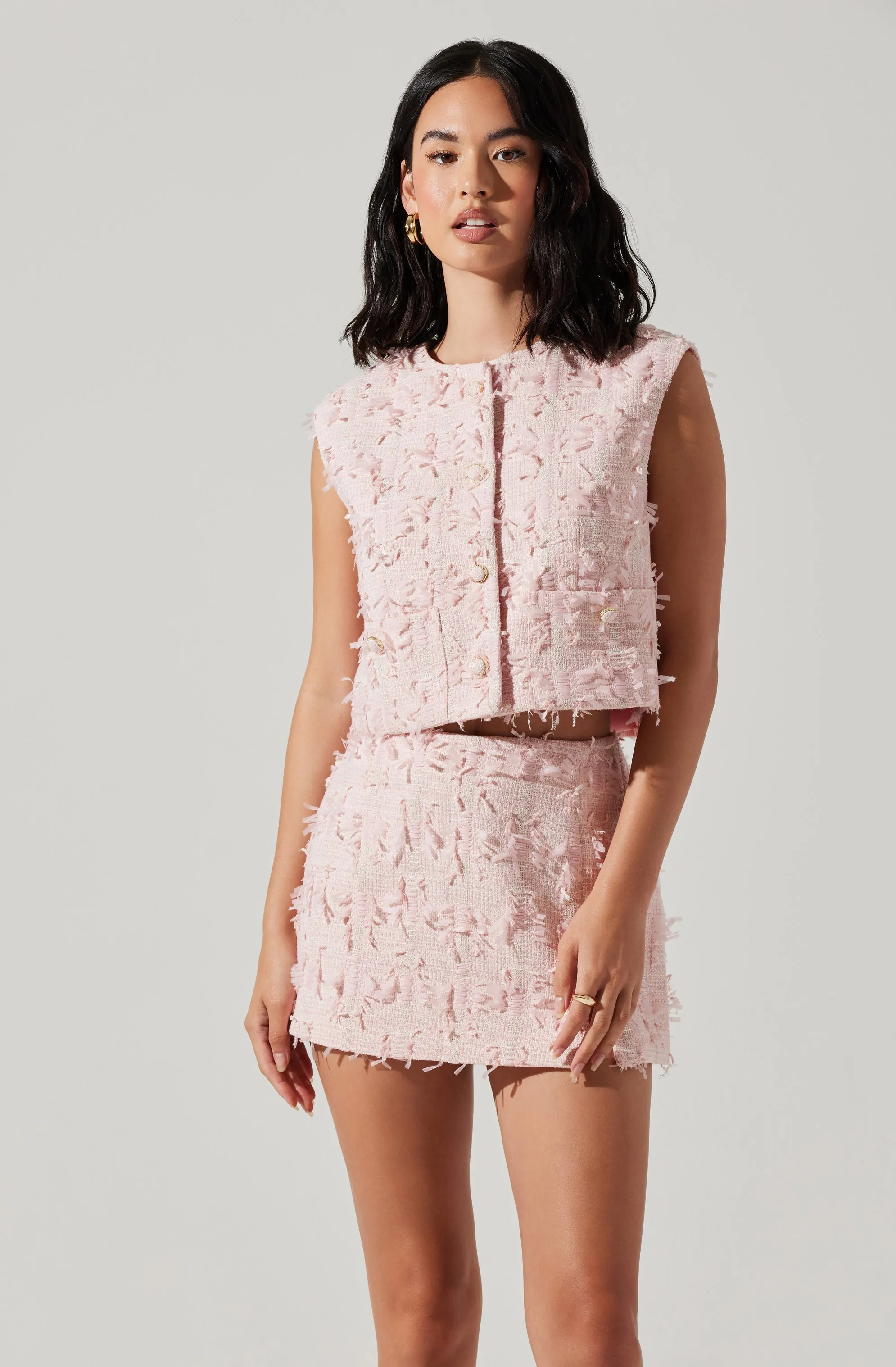 Francie Tweed Vest sold by Astr