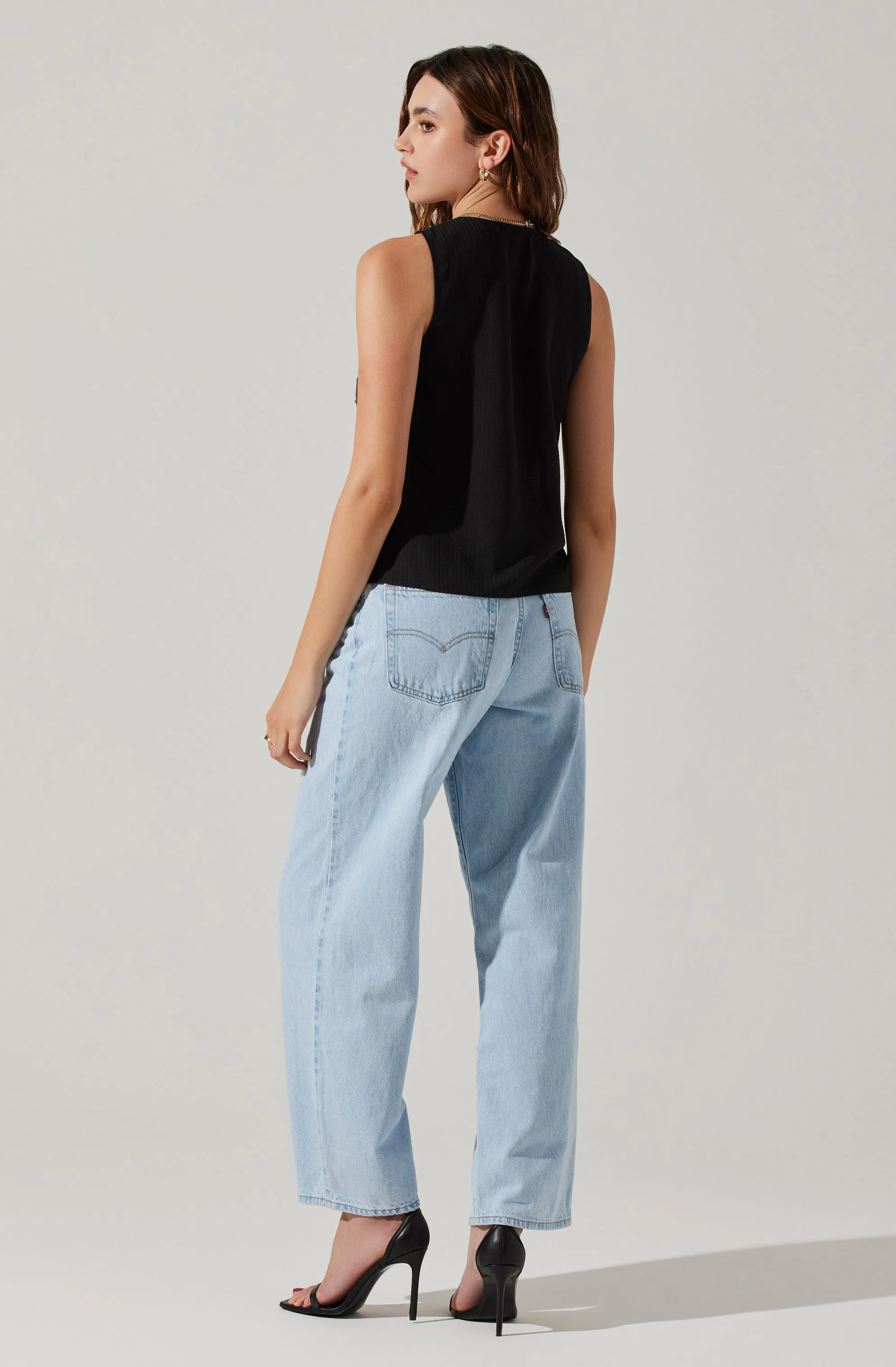 Ruched Front V-Neck Top sold by Astr product image thumbnail 5