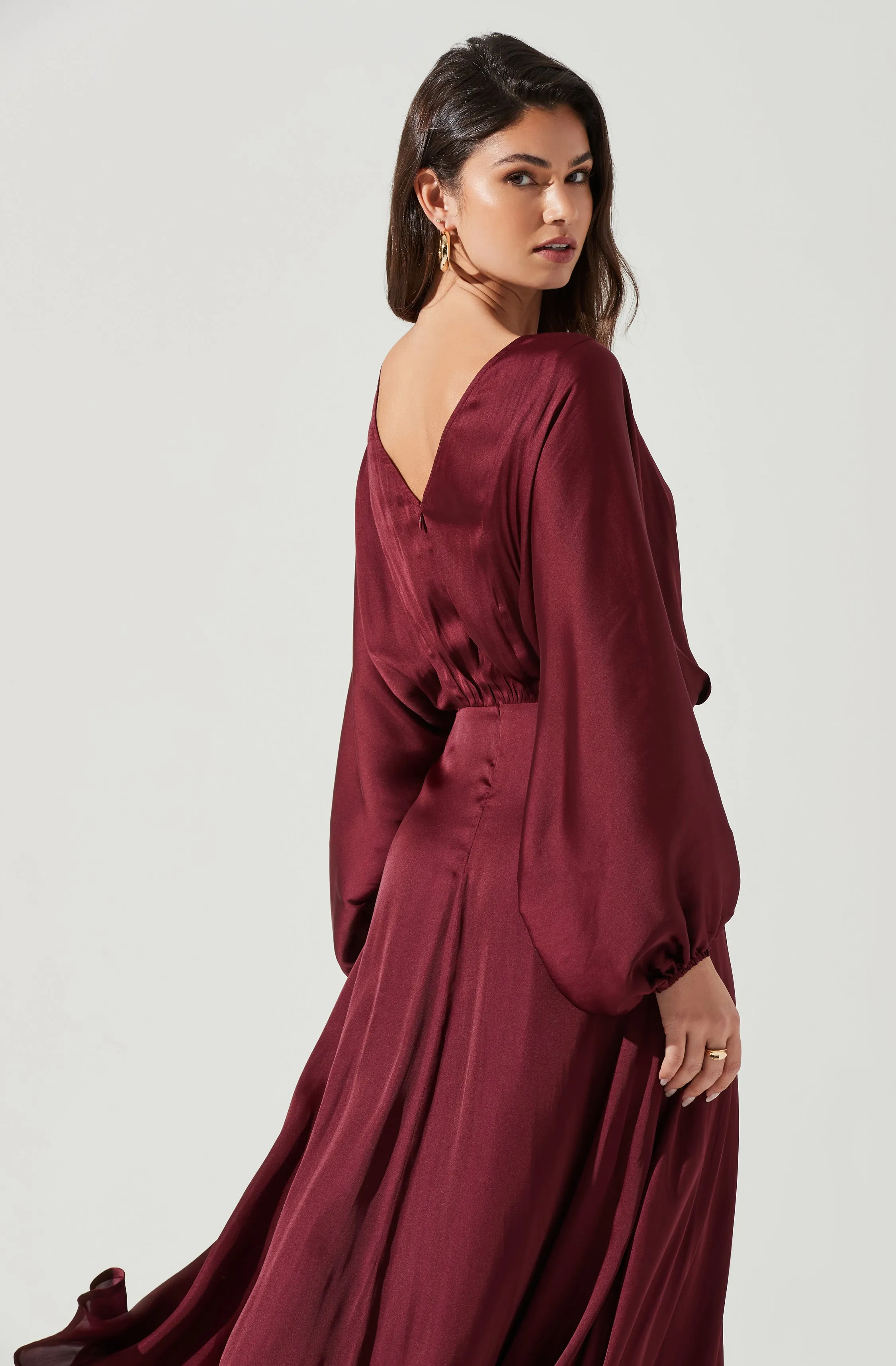 Marin Dolman Sleeve Midi Dress sold by Astr product image thumbnail 4