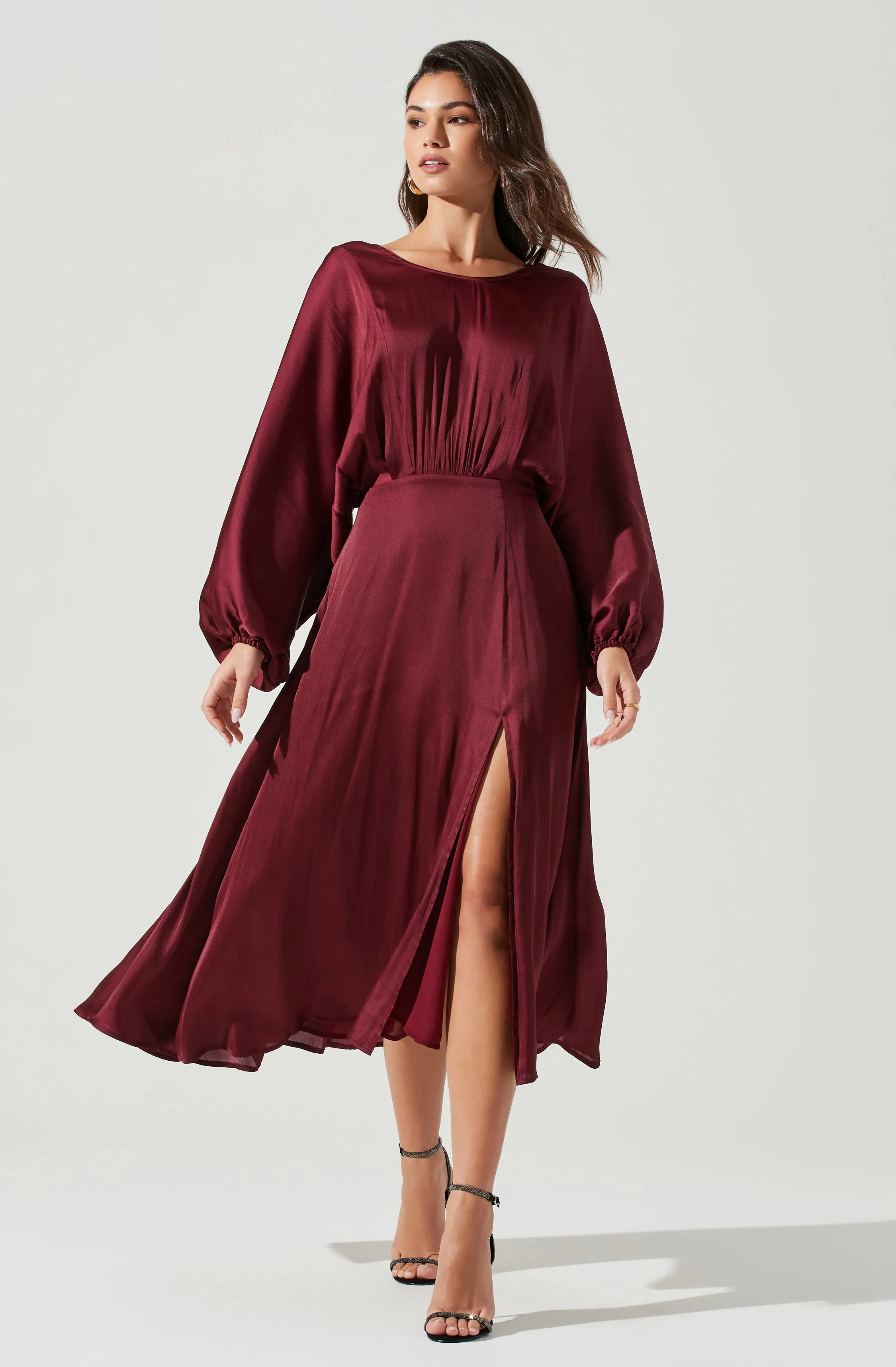 Marin Dolman Sleeve Midi Dress sold by Astr product image thumbnail 3