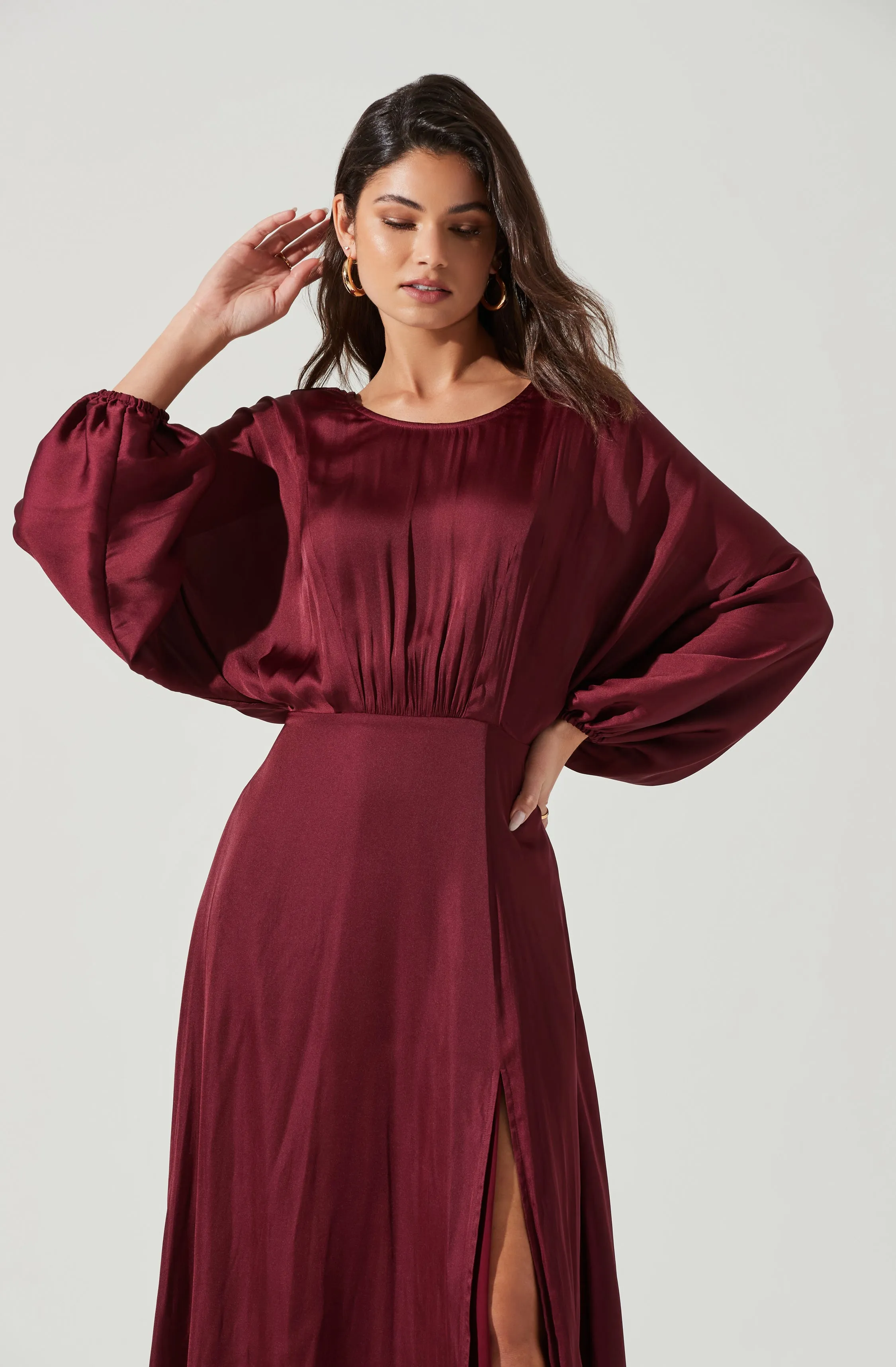 Marin Dolman Sleeve Midi Dress sold by Astr product image thumbnail 2