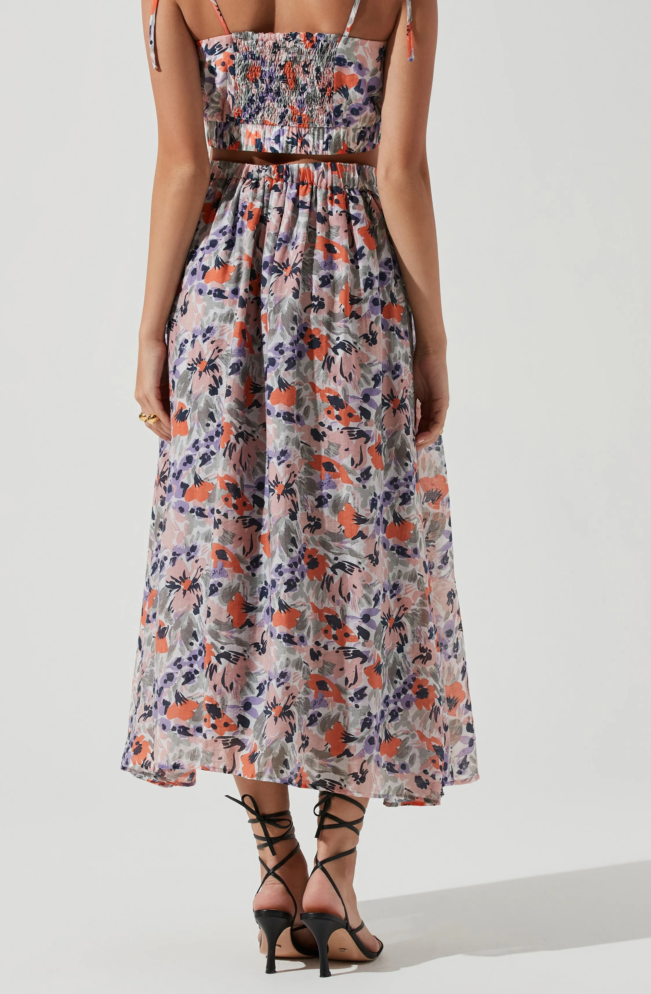 Terra Bella Floral Maxi Skirt sold by Astr product image thumbnail 3
