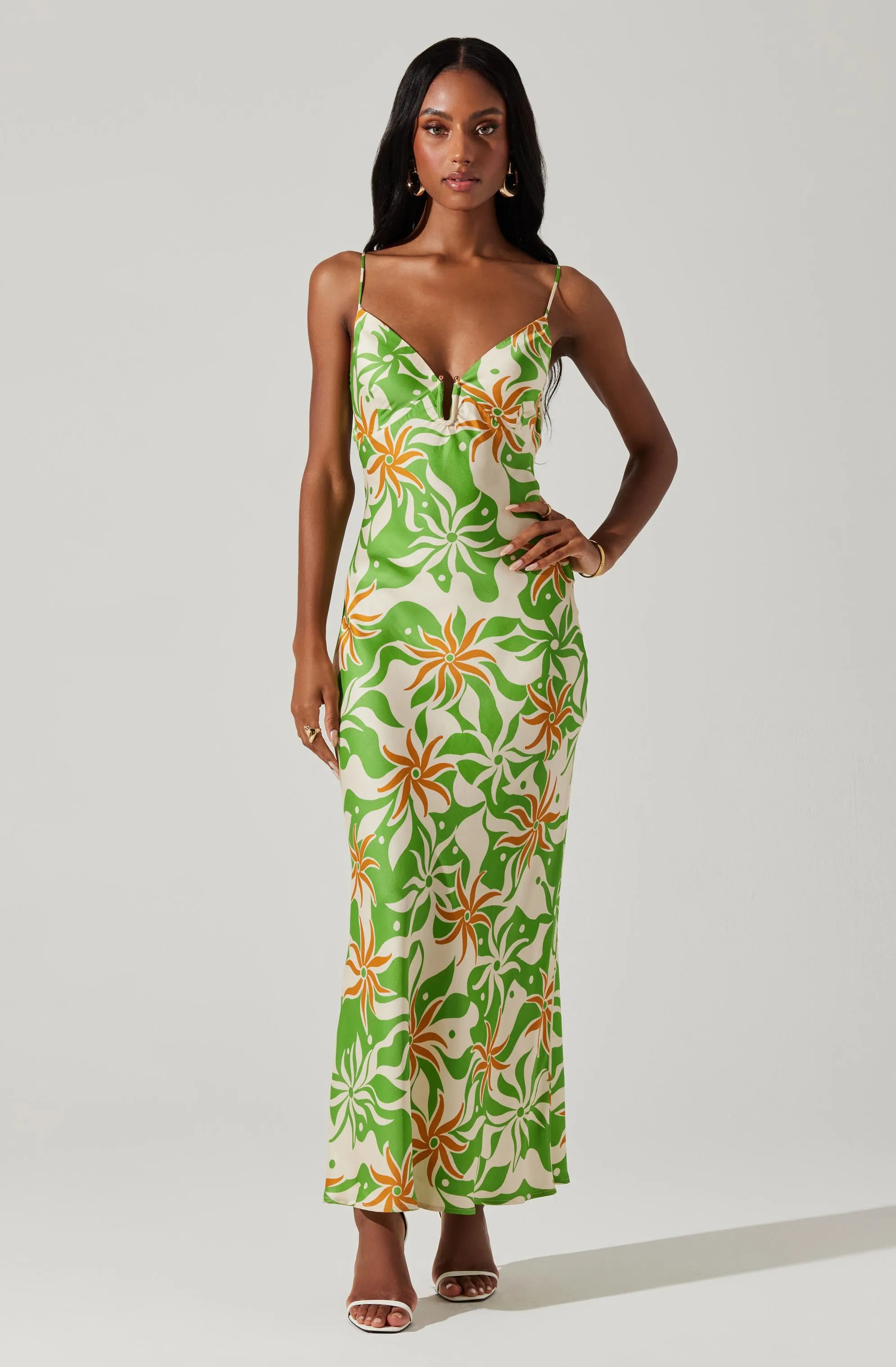 Lysandra Open Back Maxi Dress sold by Astr