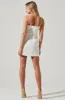 Vietta Ruched Mini Dress sold by Astr