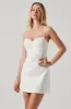 Vietta Ruched Mini Dress sold by Astr