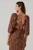 Sweetheart Neck Floral Midi Dress sold by Astr