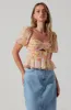 Arlet Puff Sleeve Floral Top sold by Astr
