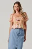 Arlet Puff Sleeve Floral Top sold by Astr