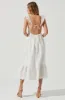 Cottage Eyelet Ruffle Midi Dress sold by Astr