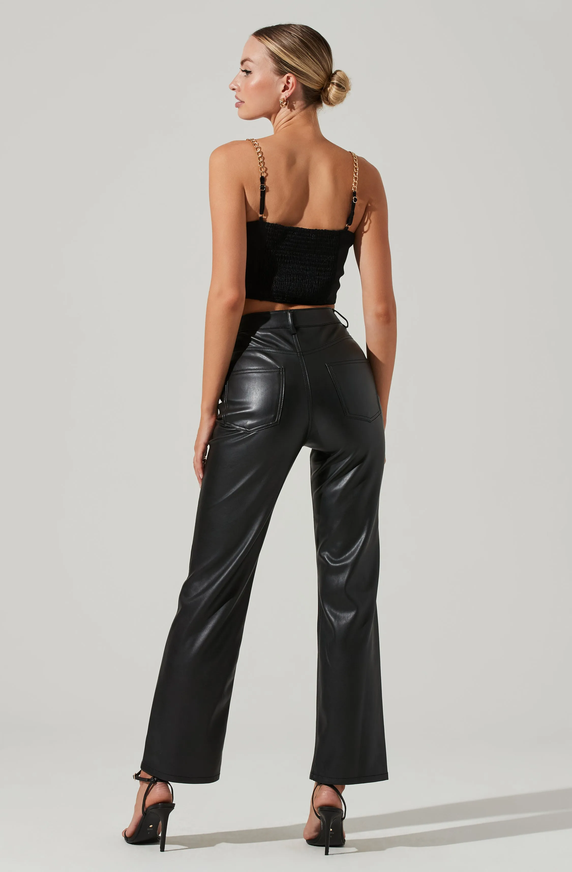 Turin Satin Chain Strap Top sold by Astr product image thumbnail 5