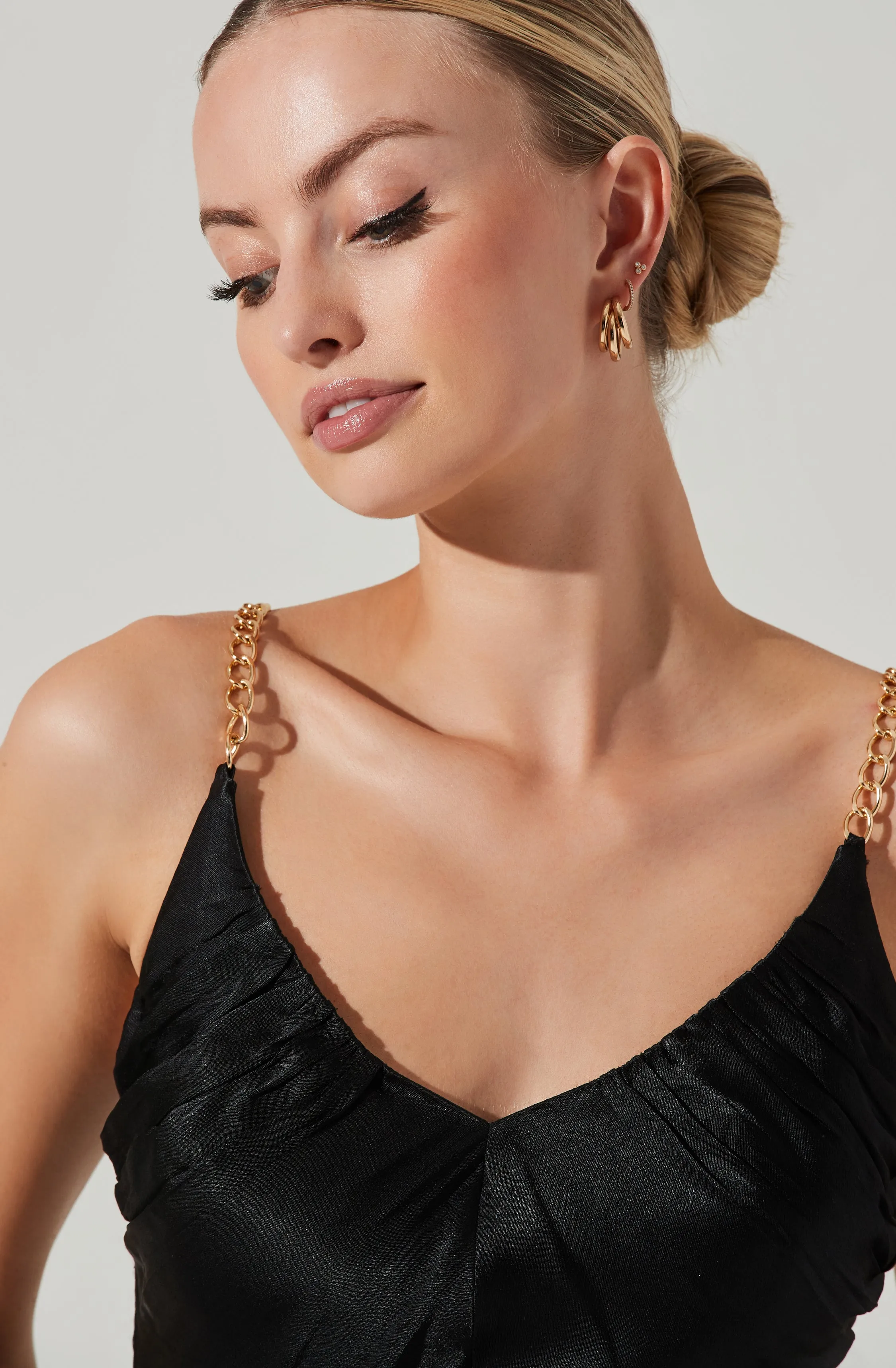 Turin Satin Chain Strap Top sold by Astr product image thumbnail 2