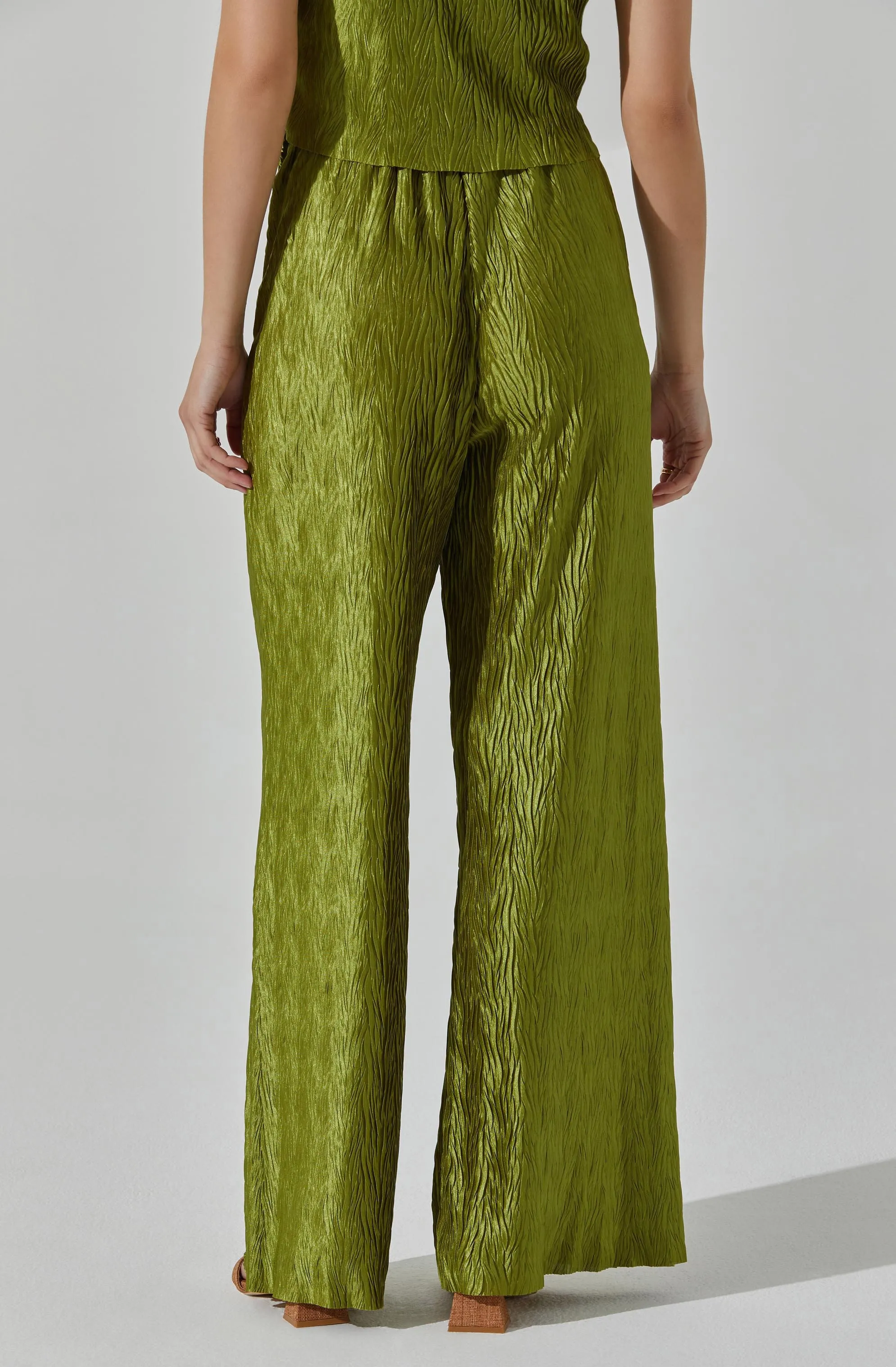 Wide Leg Plisse Pants sold by Astr product image thumbnail 3