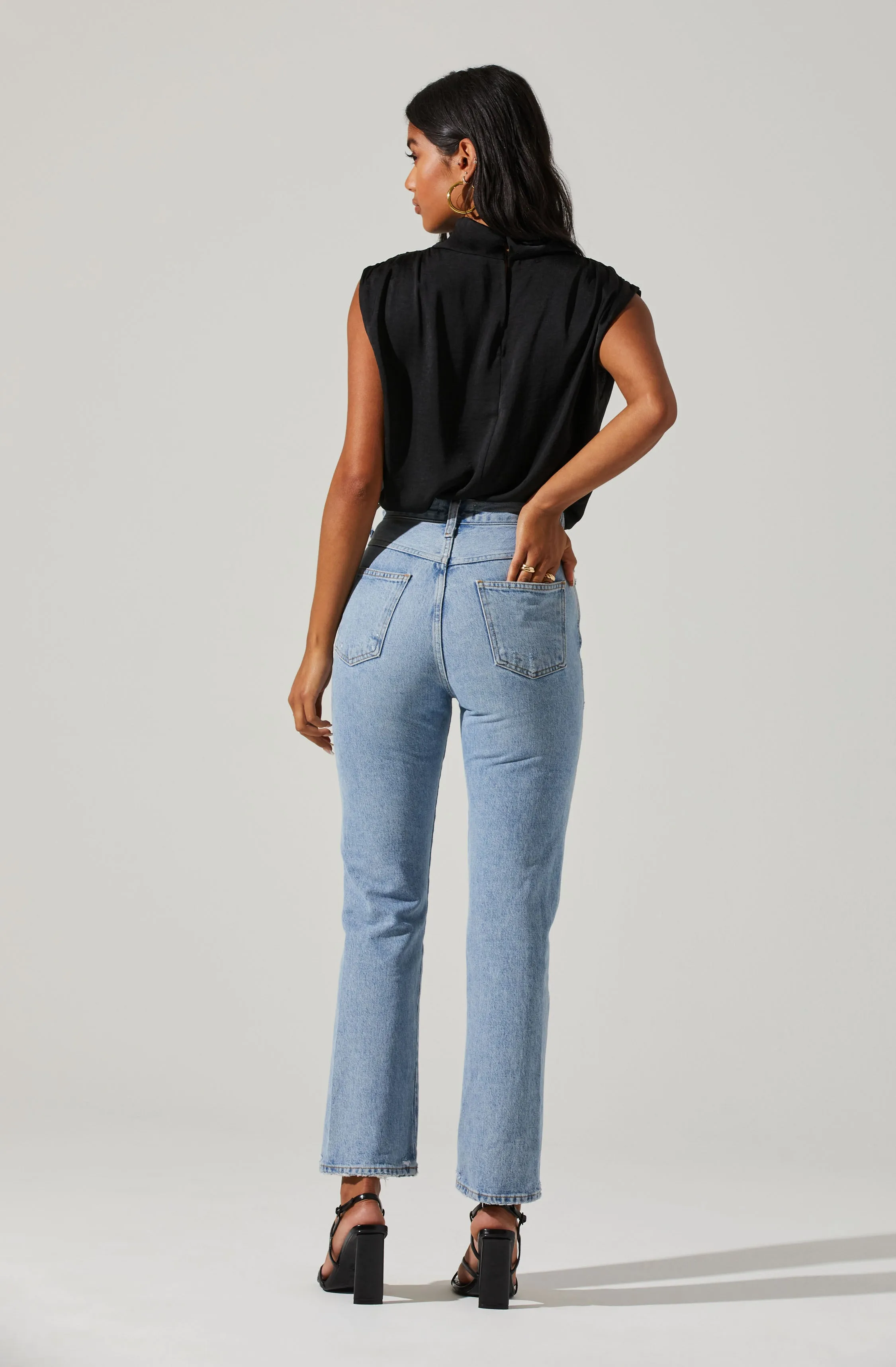 Cowl Neck Sleeveless Top sold by Astr product image thumbnail 3