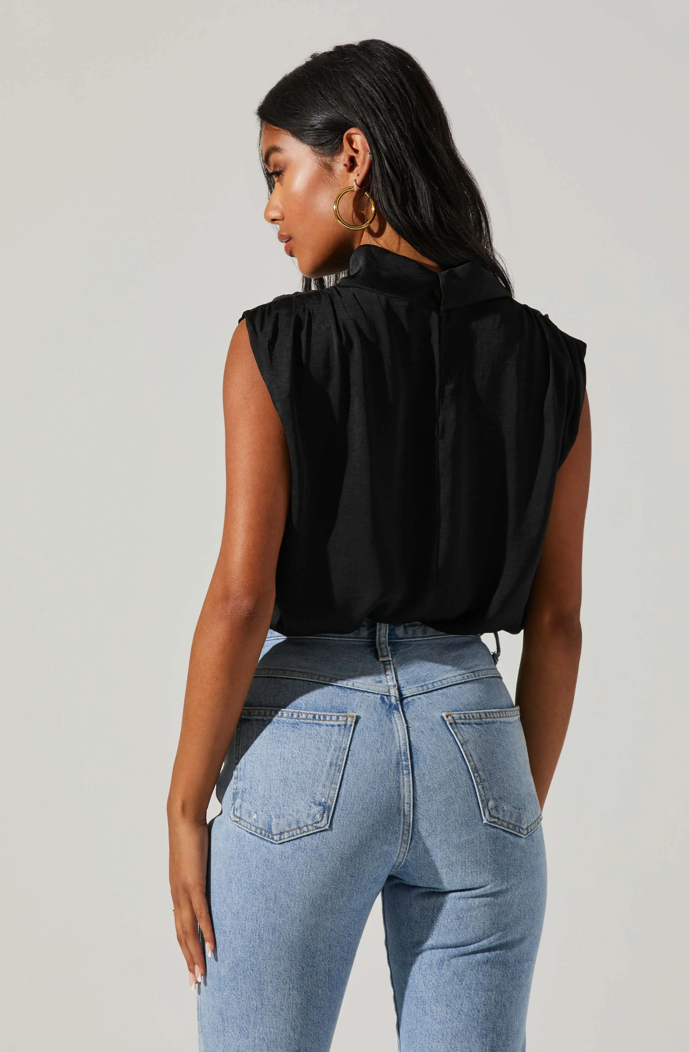 Cowl Neck Sleeveless Top sold by Astr product image thumbnail 4