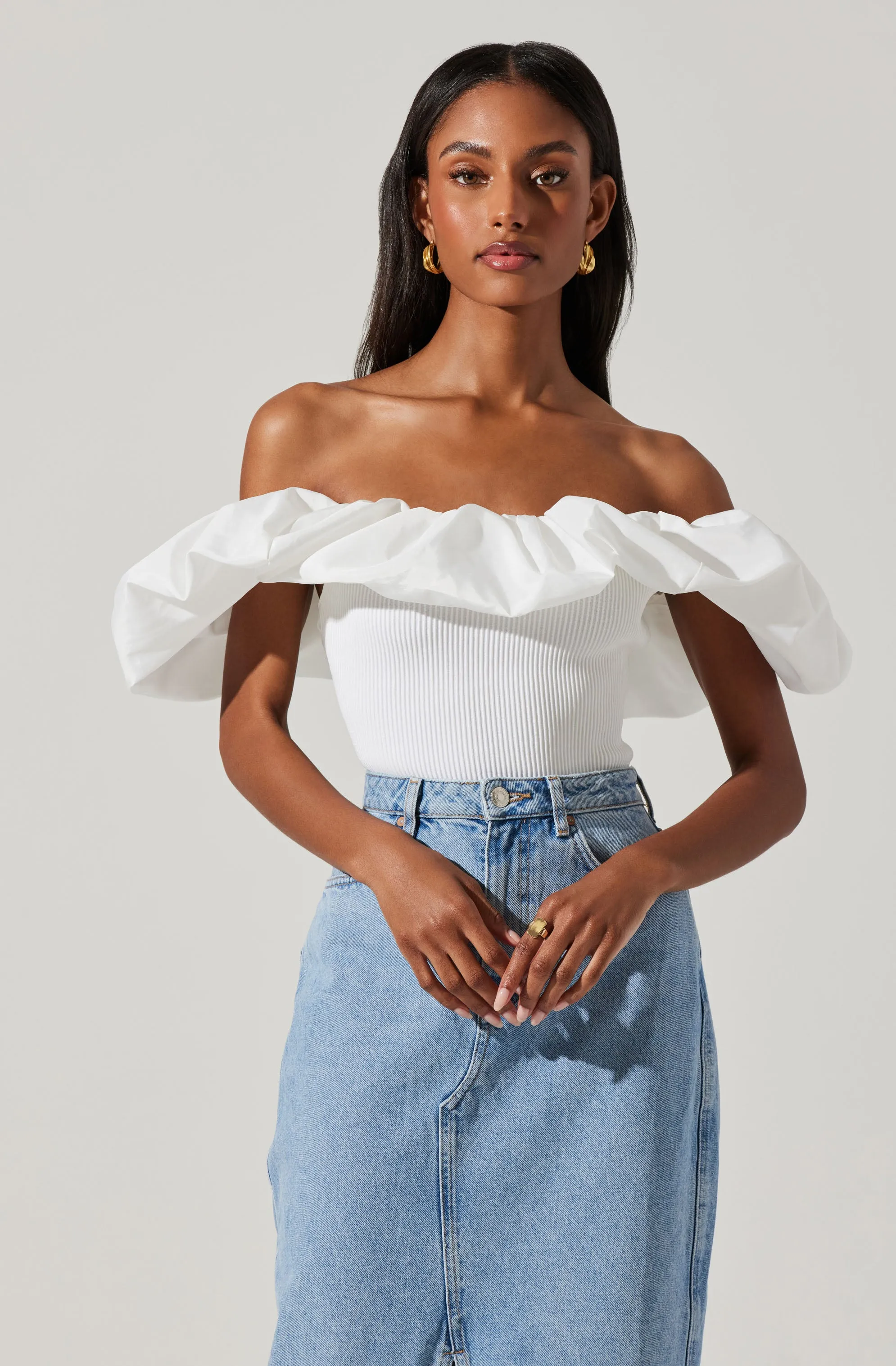 Cherie Off The Shoulder Top sold by Astr product image thumbnail 3