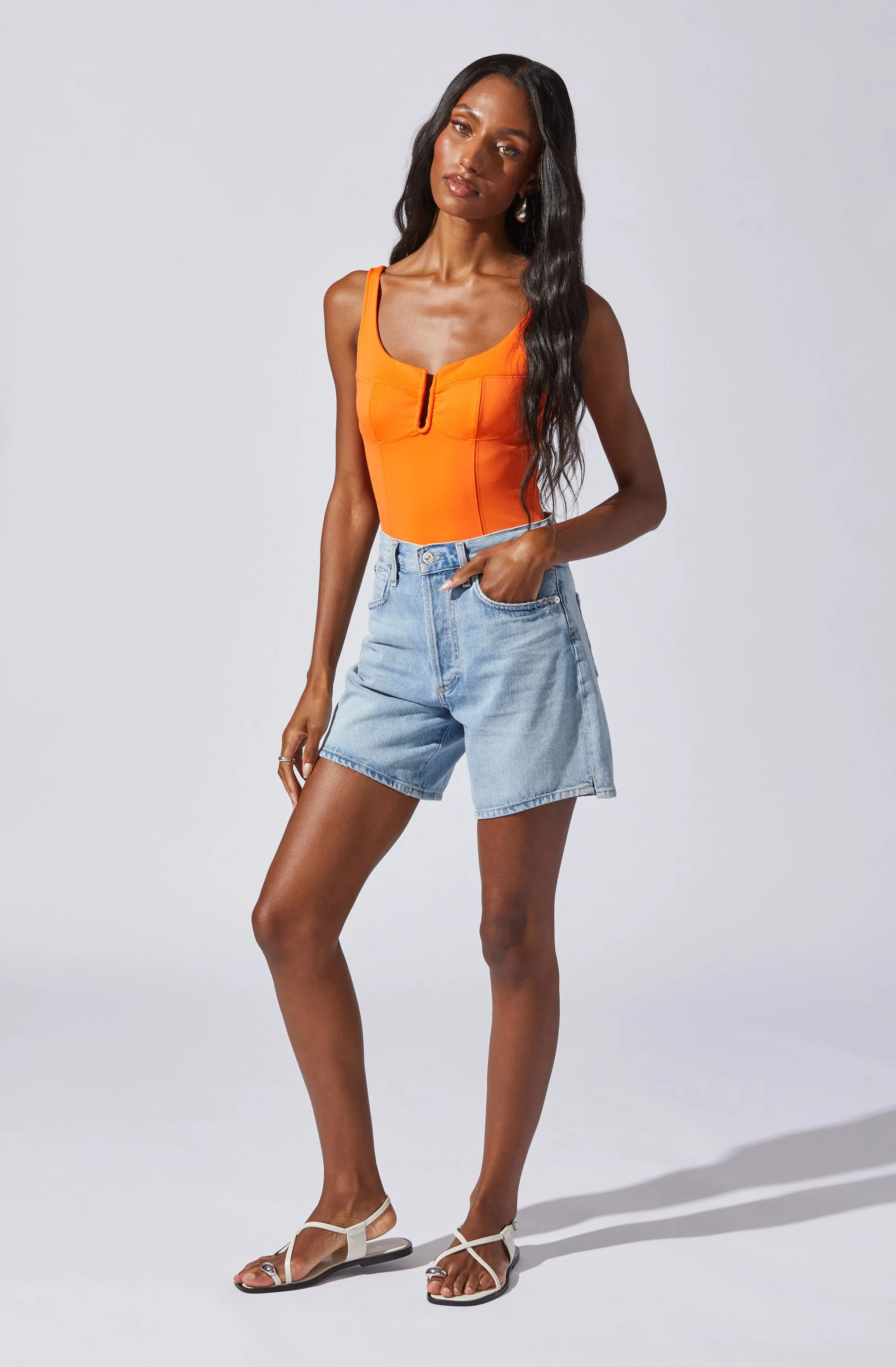 U-Bar Sleeveless Bodysuit sold by Astr product image thumbnail 2