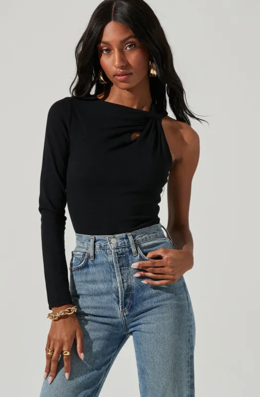 Delilah One Sleeve Bodysuit sold by Astr