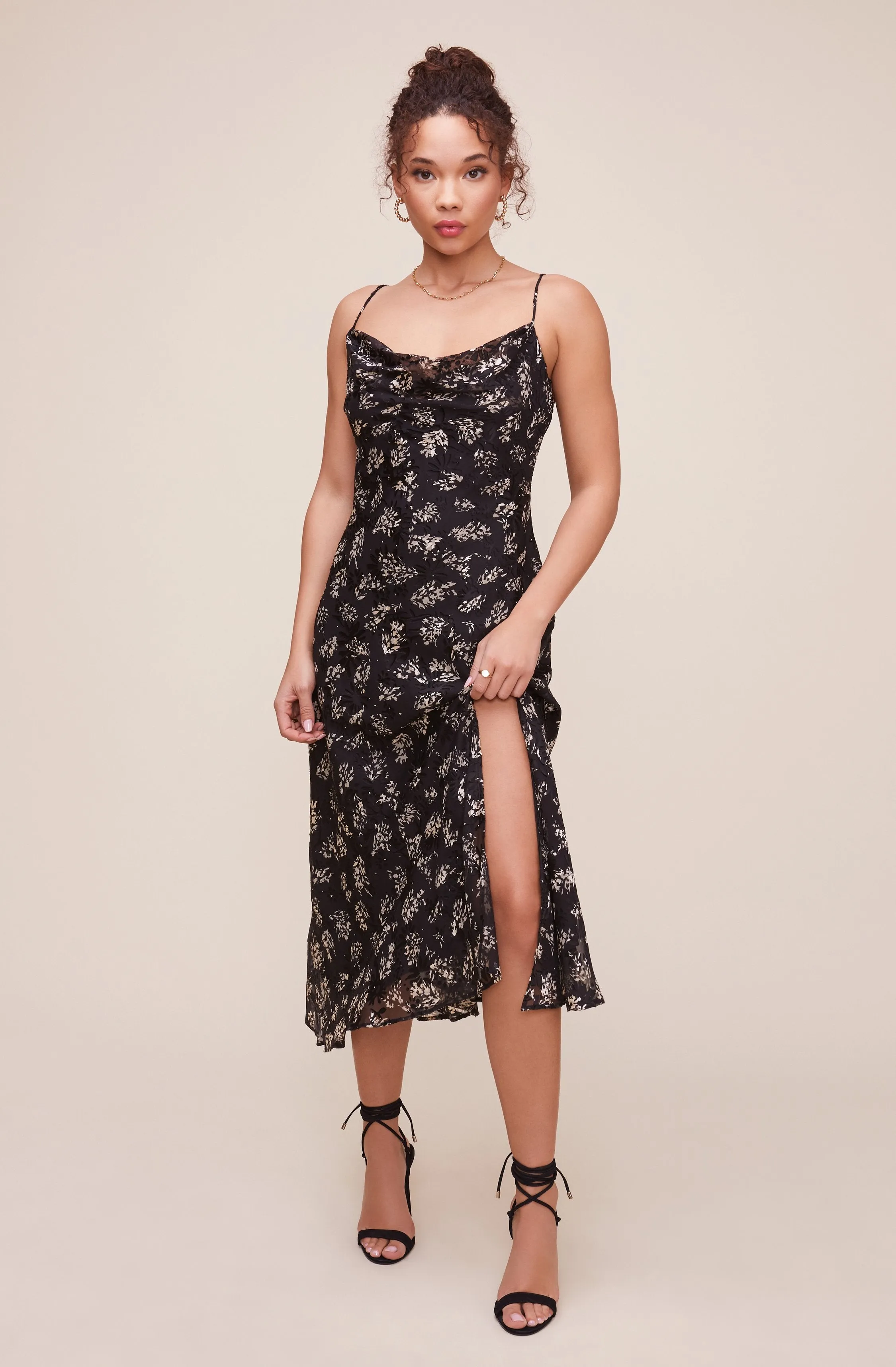 Gaia Floral Midi Dress sold by Astr product image thumbnail 5