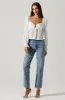 Barstow Puff Sleeve Top sold by Astr