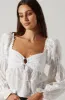Barstow Puff Sleeve Top sold by Astr