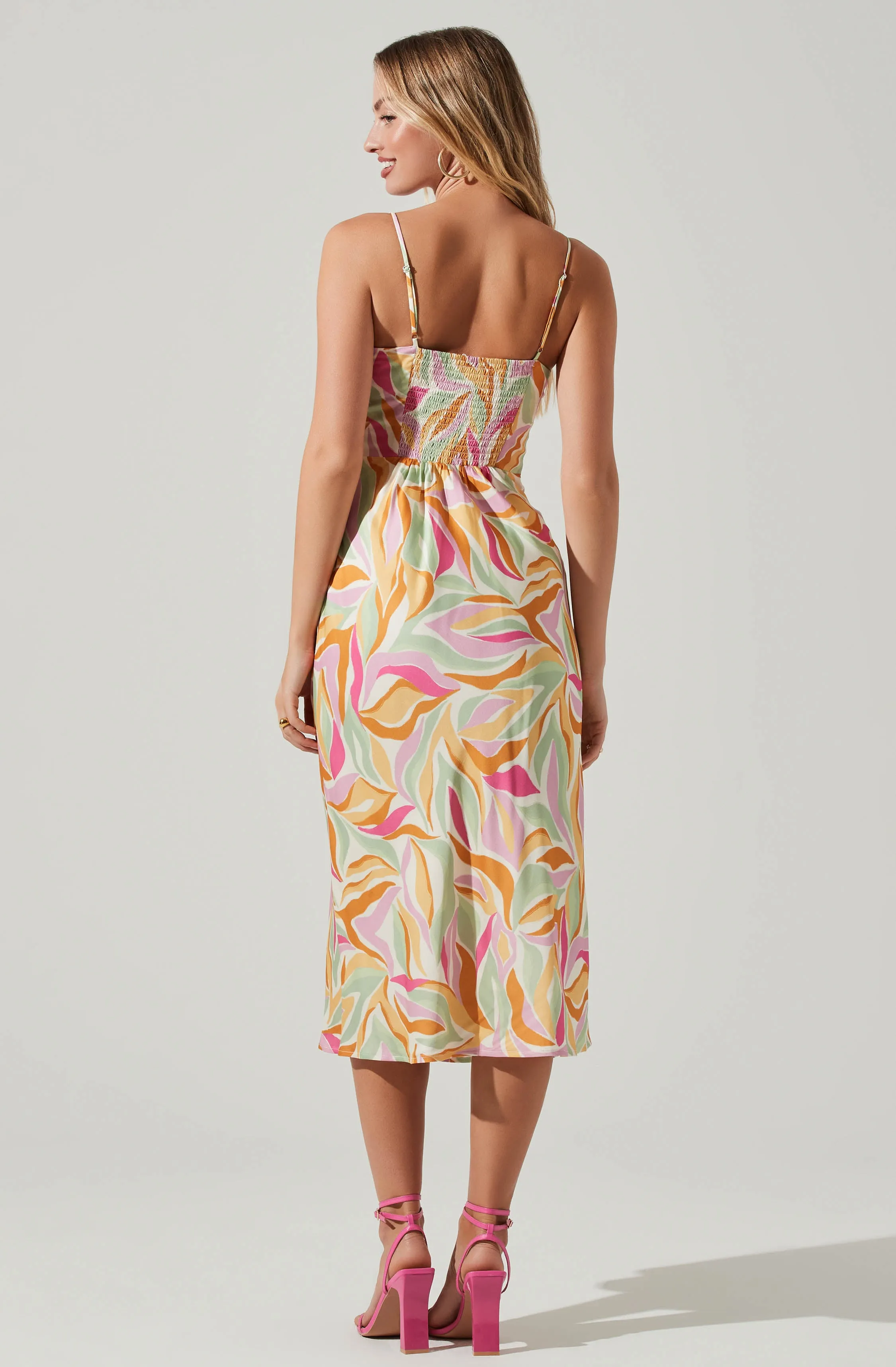 Mariela Abstract Print Midi Dress sold by Astr product image thumbnail 4