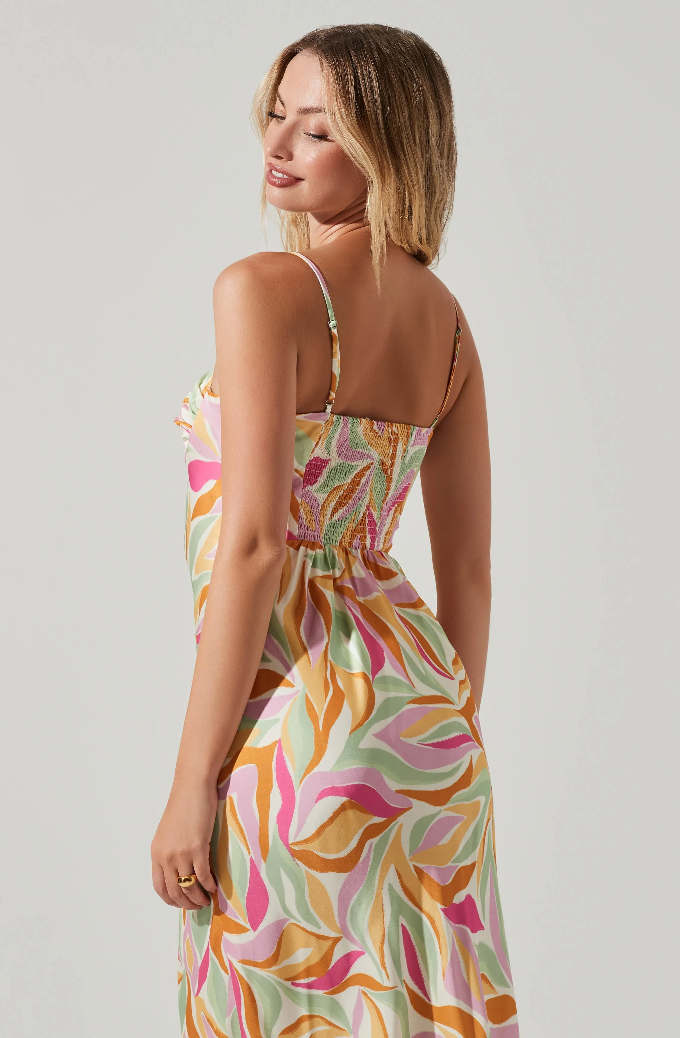 Mariela Abstract Print Midi Dress sold by Astr product image thumbnail 3