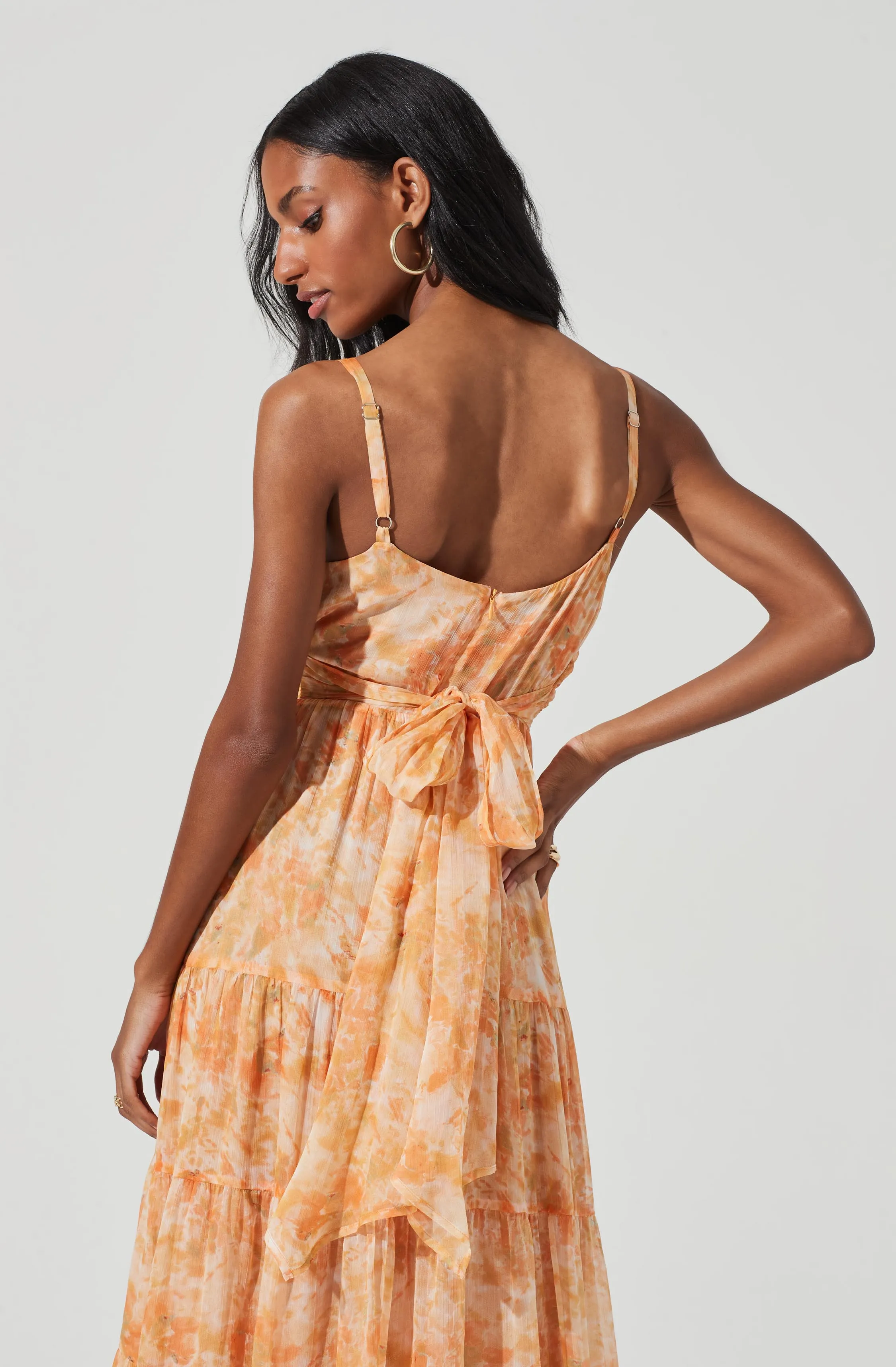 Elsa Floral Tiered Maxi Dress sold by Astr product image thumbnail 4