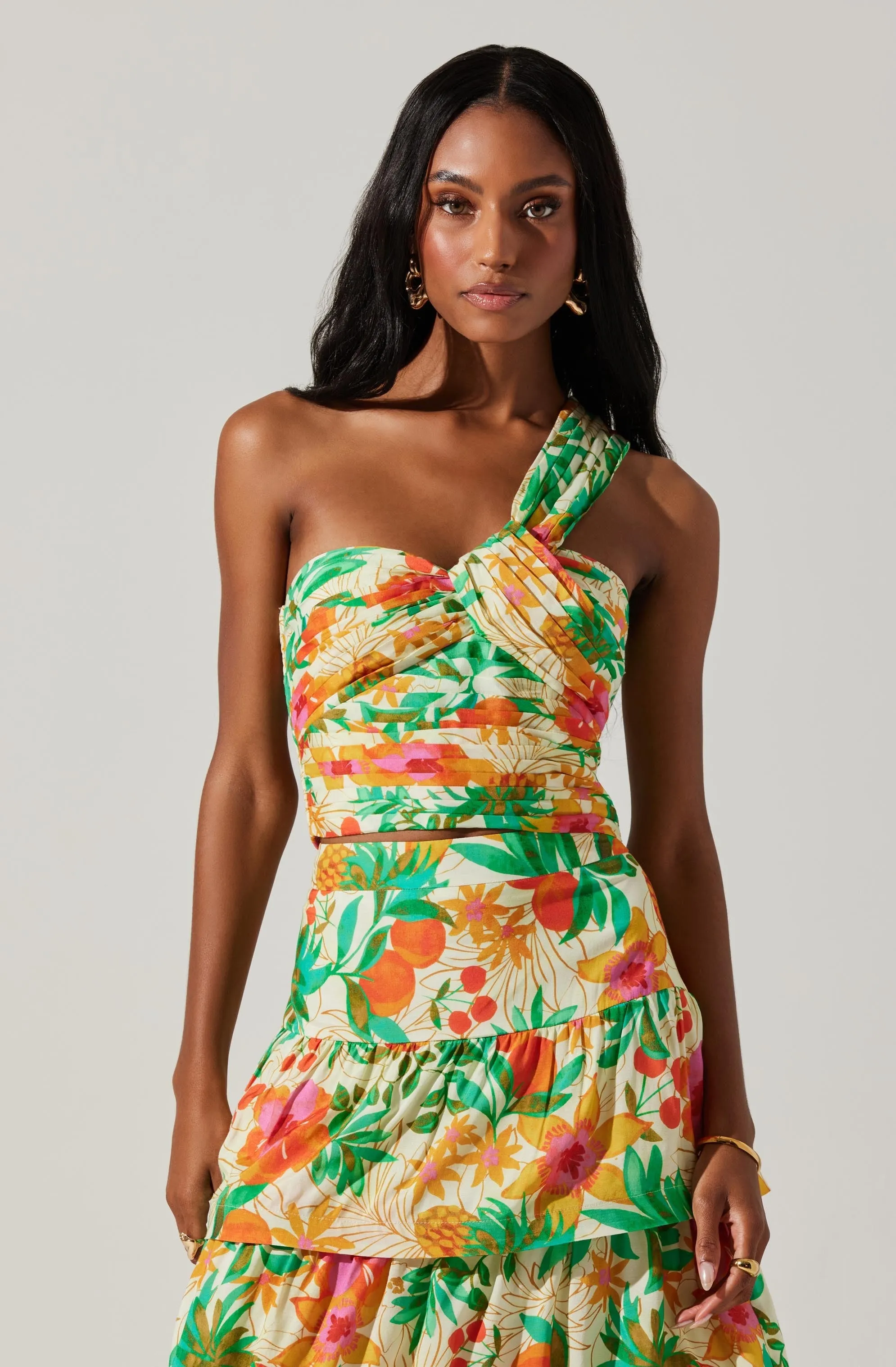 Daya One-Shoulder Crop Top sold by Astr product image thumbnail 3