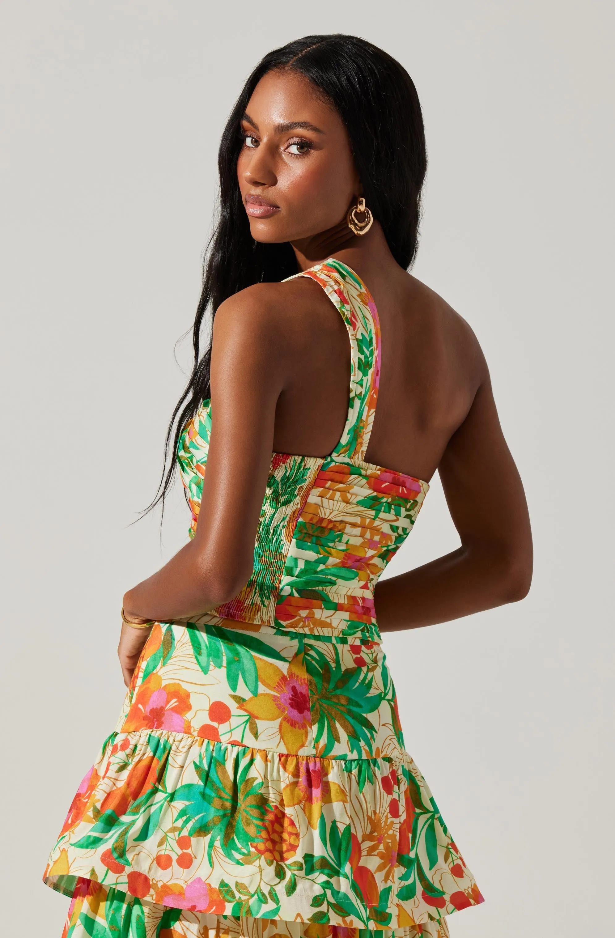 Daya One-Shoulder Crop Top sold by Astr product image thumbnail 5