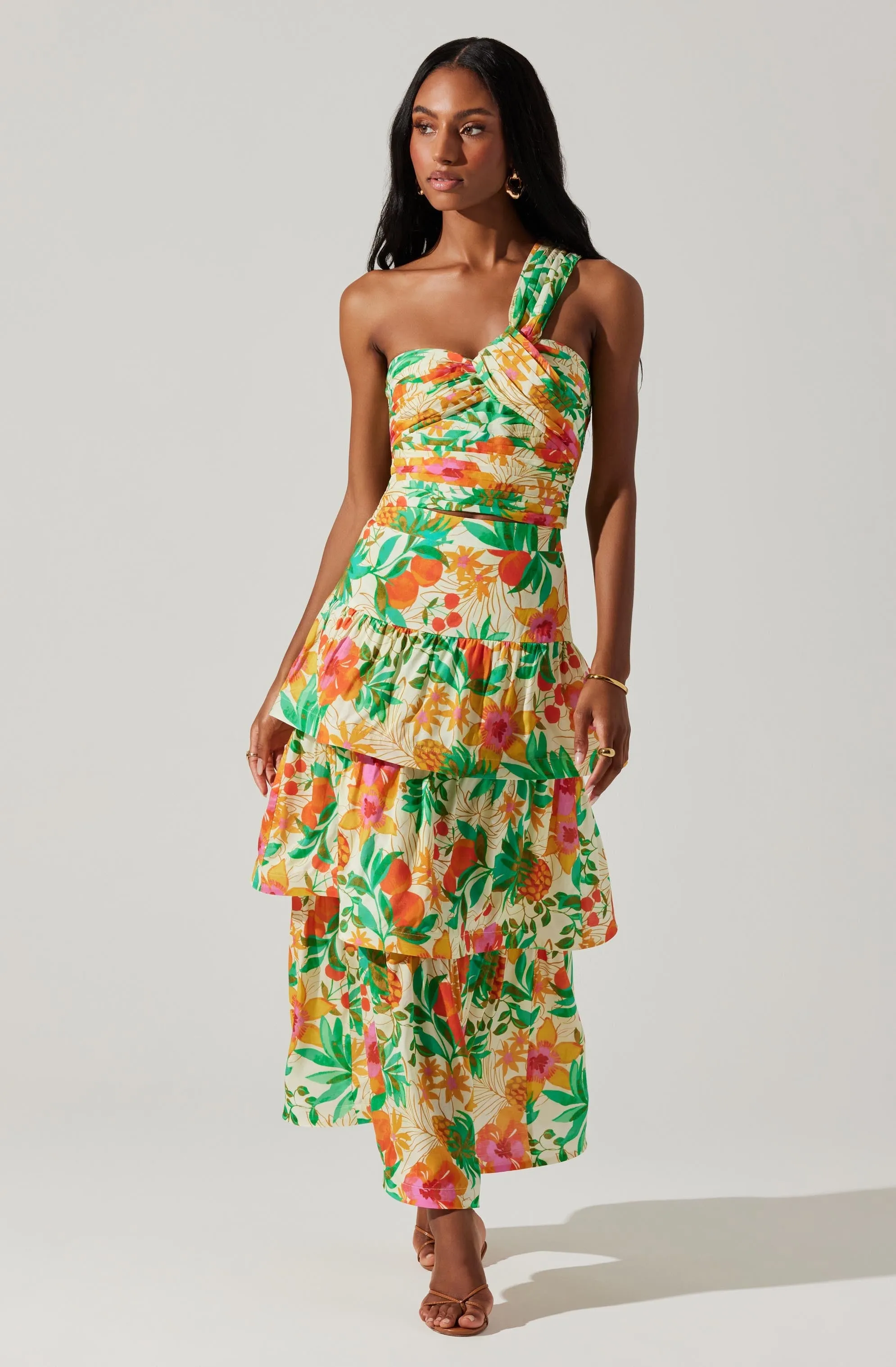 Daya One-Shoulder Crop Top sold by Astr product image thumbnail 2