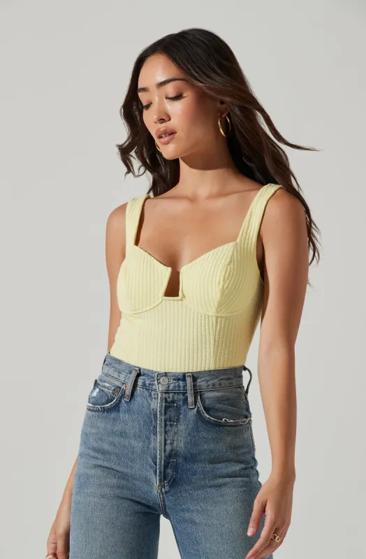 Aria Bustier Bodysuit sold by Astr