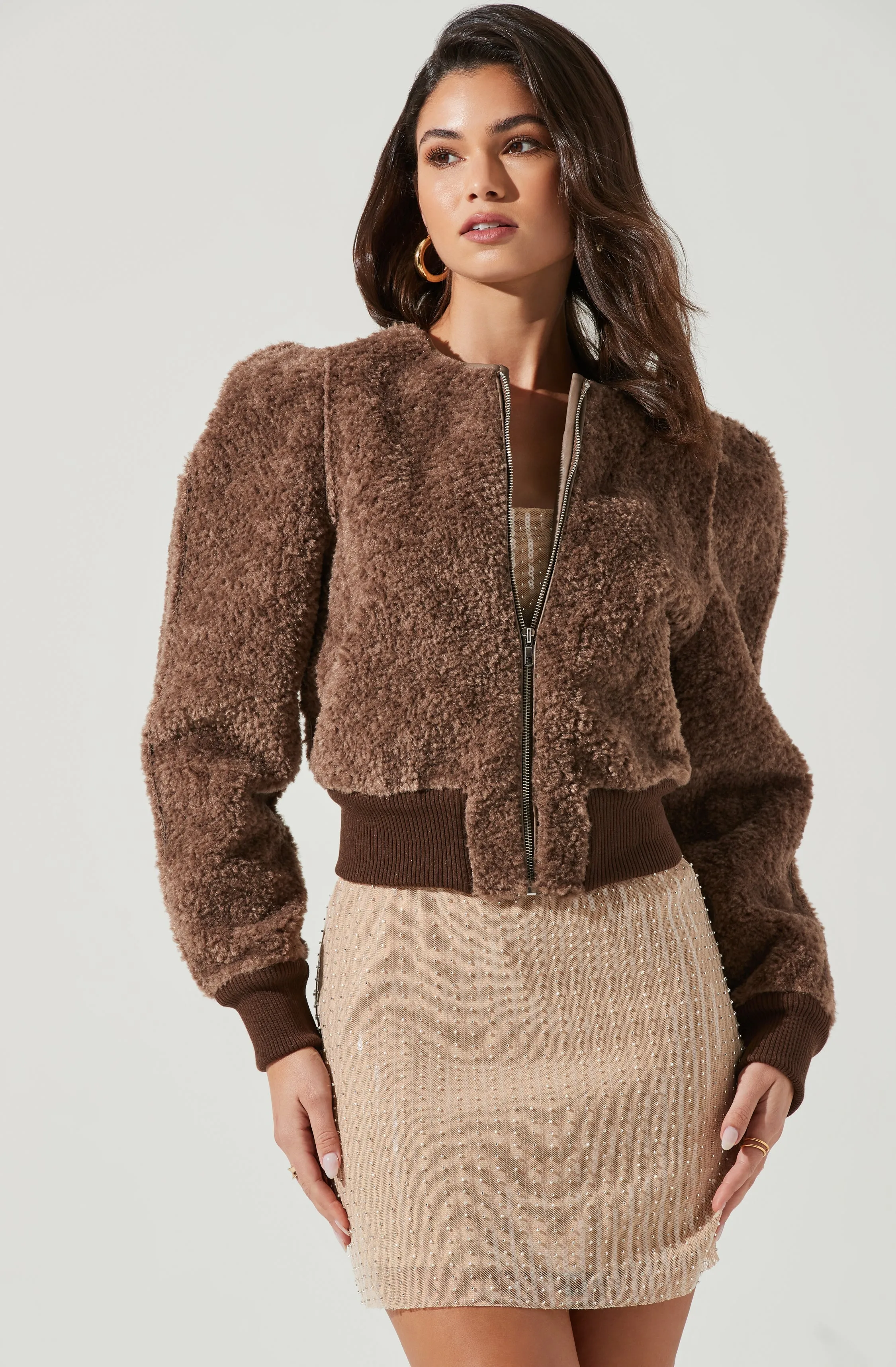 Stacy Faux Fur Jacket sold by Astr product image thumbnail 4