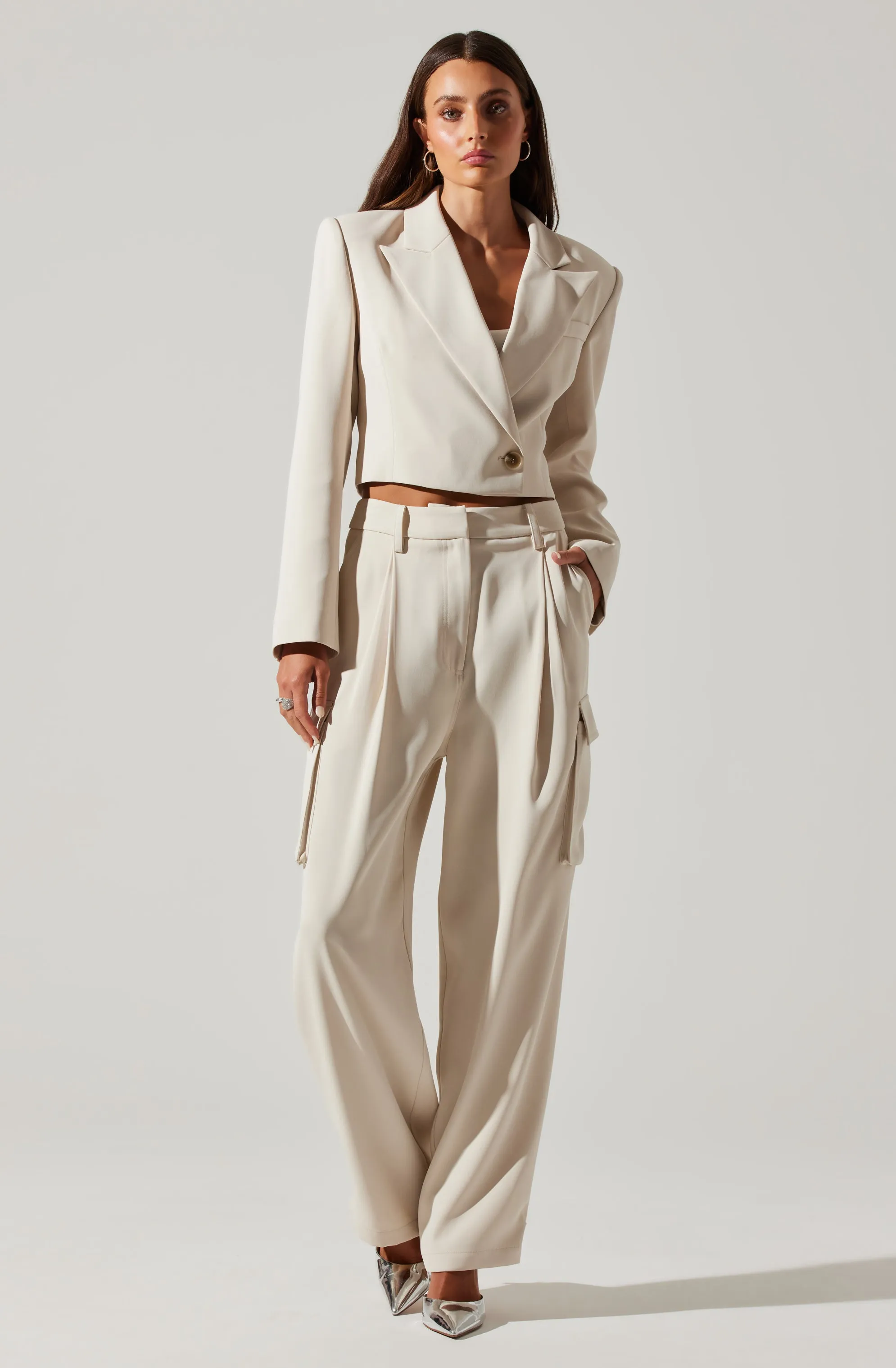 Denison High Waisted Cargo Pants sold by Astr