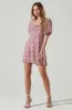 Floral Puff Sleeve Mini Dress sold by Astr