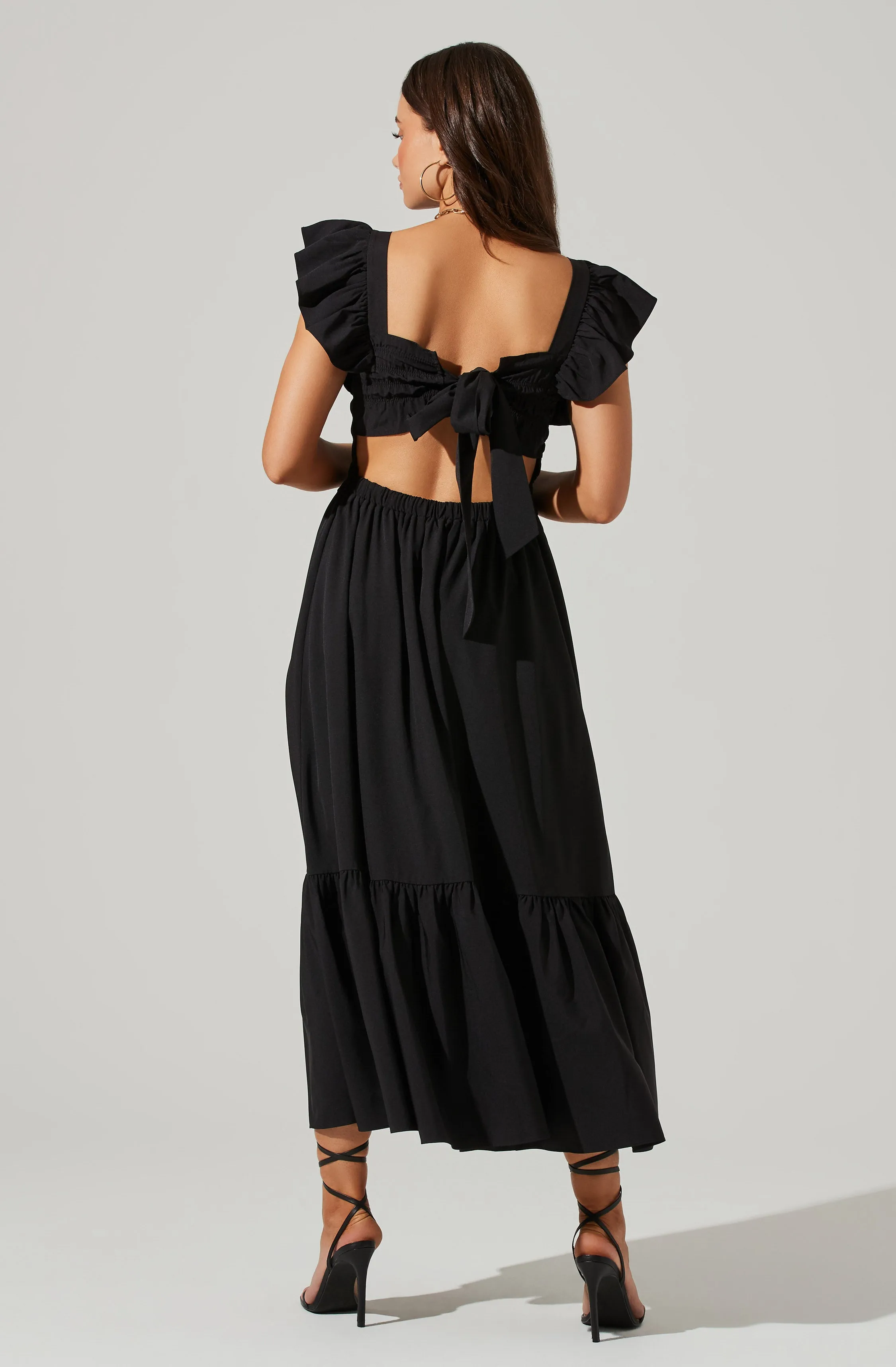 Flutter Sleeve Midi Dress sold by Astr product image thumbnail 4