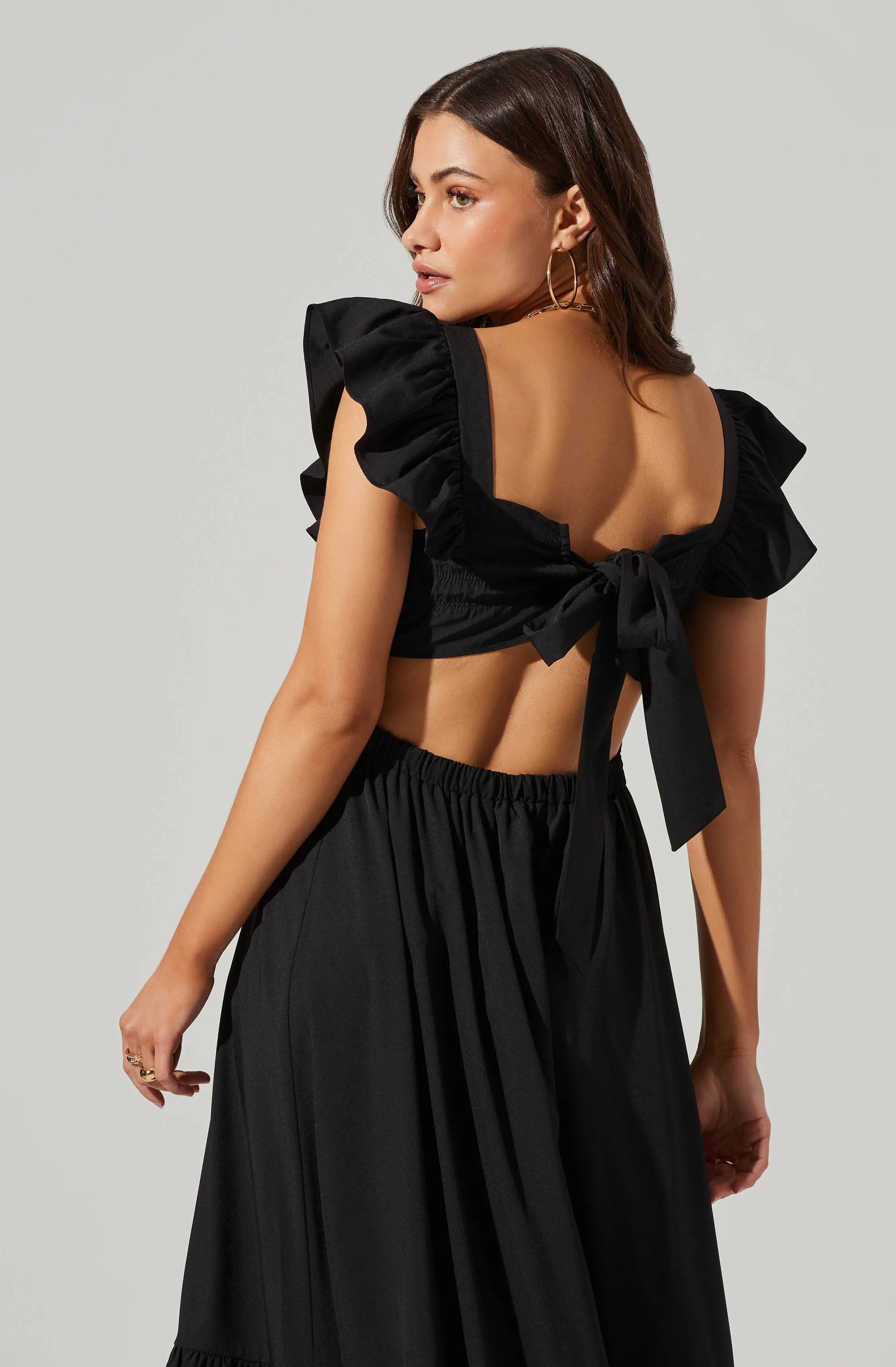 Flutter Sleeve Midi Dress sold by Astr product image thumbnail 3