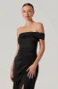Gwyneria Off Shoulder Midi Dress sold by Astr