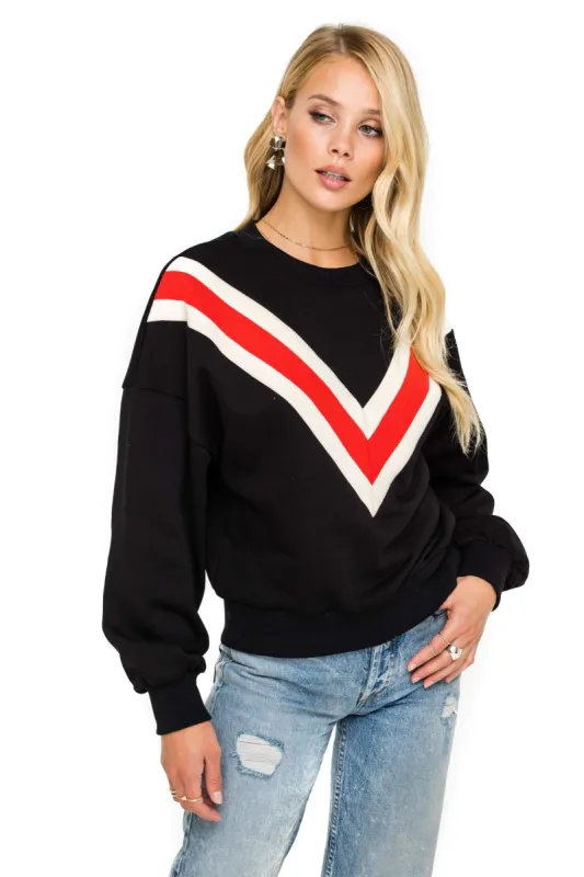Varsity Stripe Sweatshirt sold by Astr