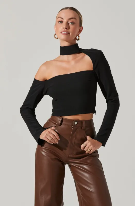 Cutout Turtle Neck Sweater sold by Astr