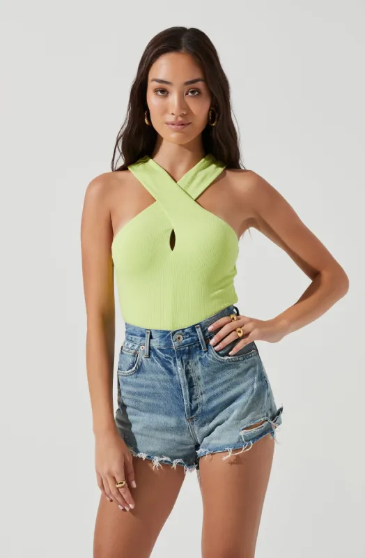 Priya Halter Bodysuit made by Astr