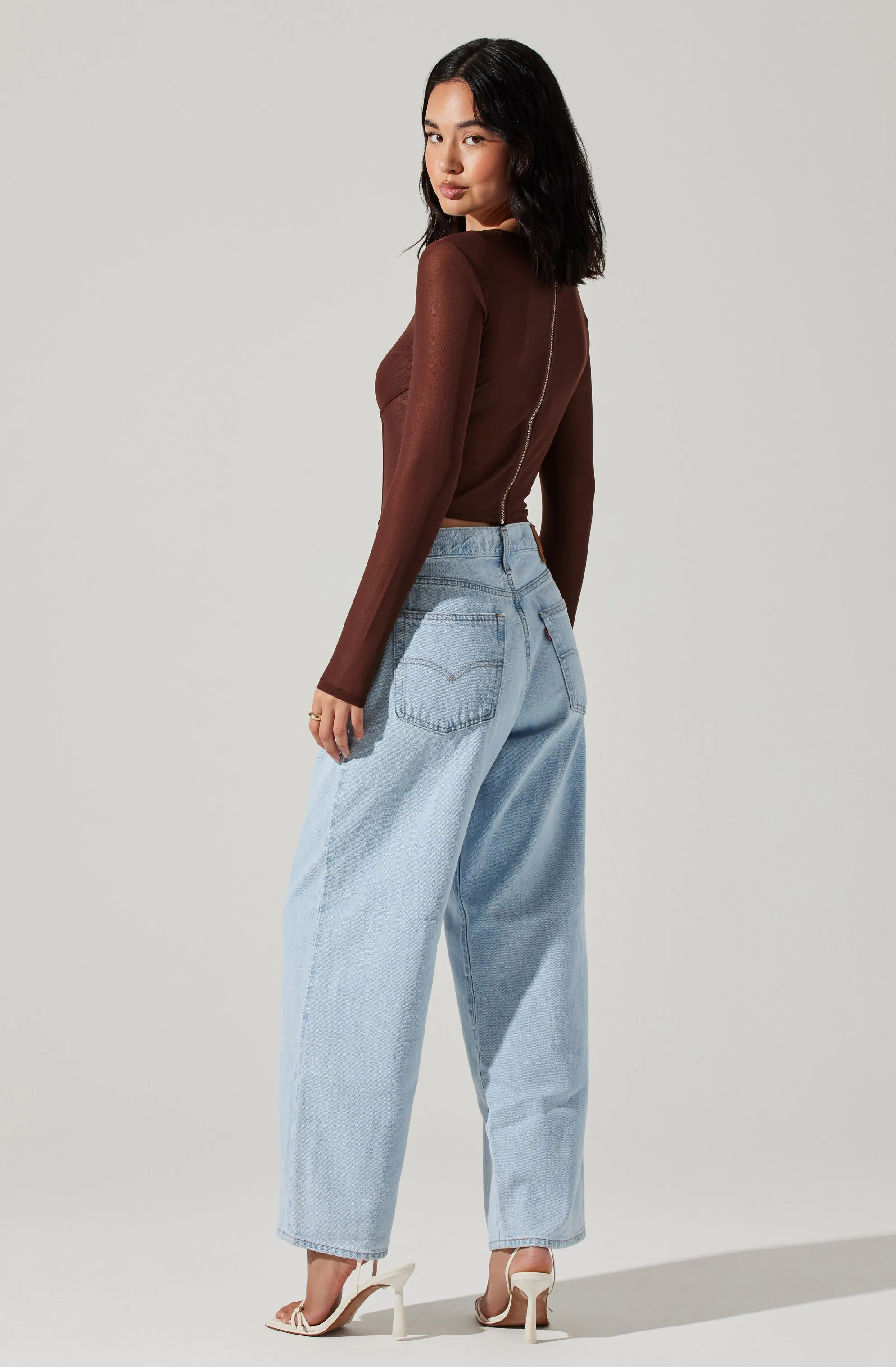 Kezia Corset Long Sleeve Top sold by Astr product image thumbnail 5