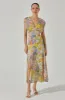 V-Neck Pleated Midi Dress sold by Astr