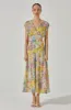 V-Neck Pleated Midi Dress sold by Astr
