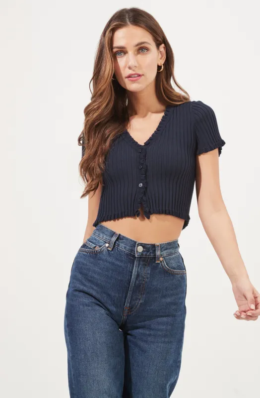 Charmaine Knit Top sold by Astr