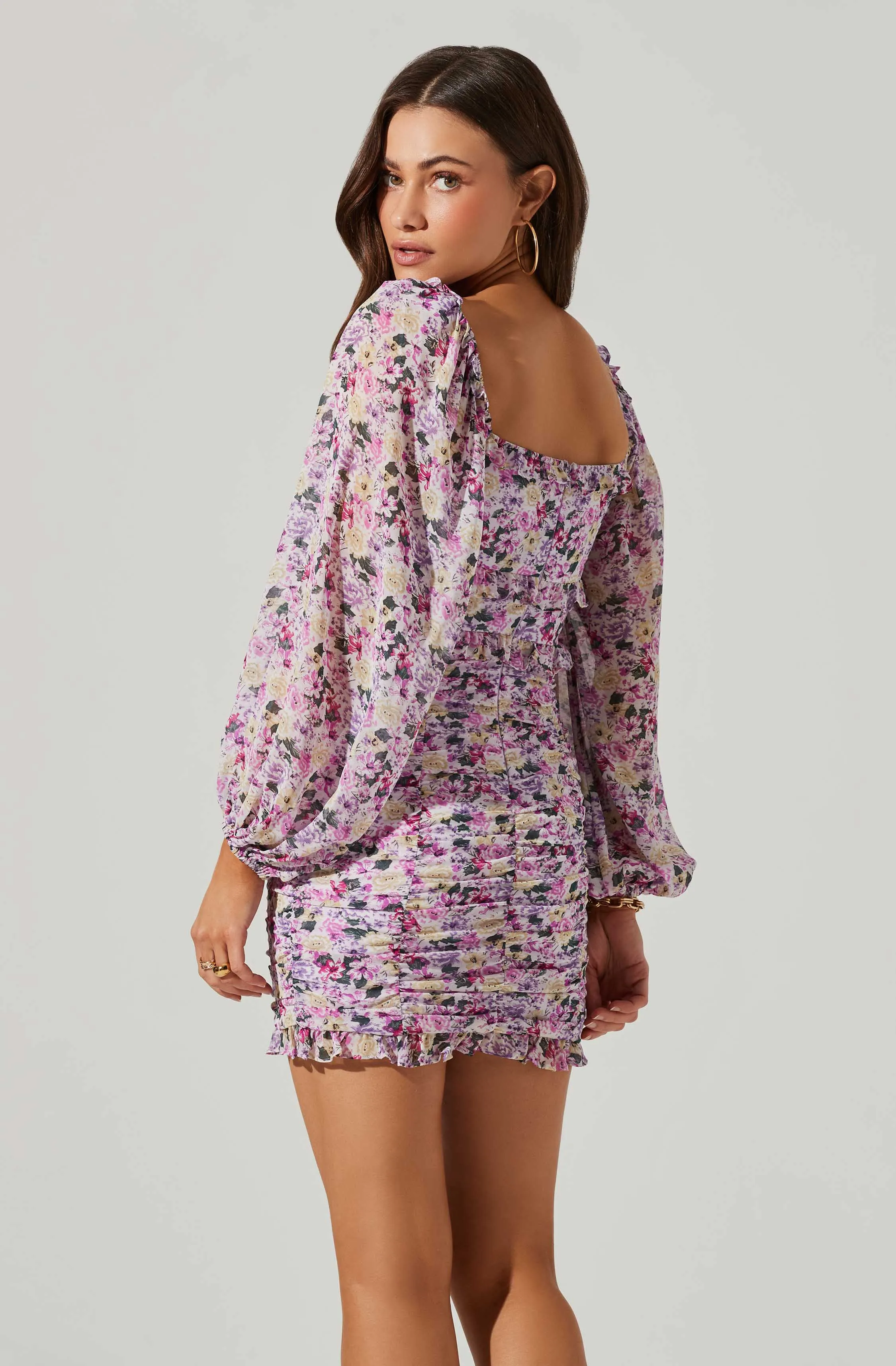 Ls ruched skirt dress sold by Astr product image thumbnail 3