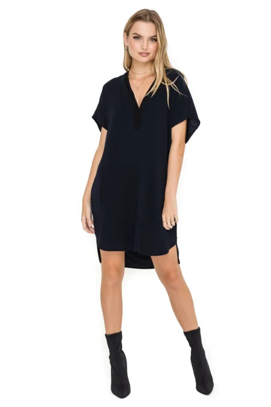V Neck Shift Dress sold by Astr