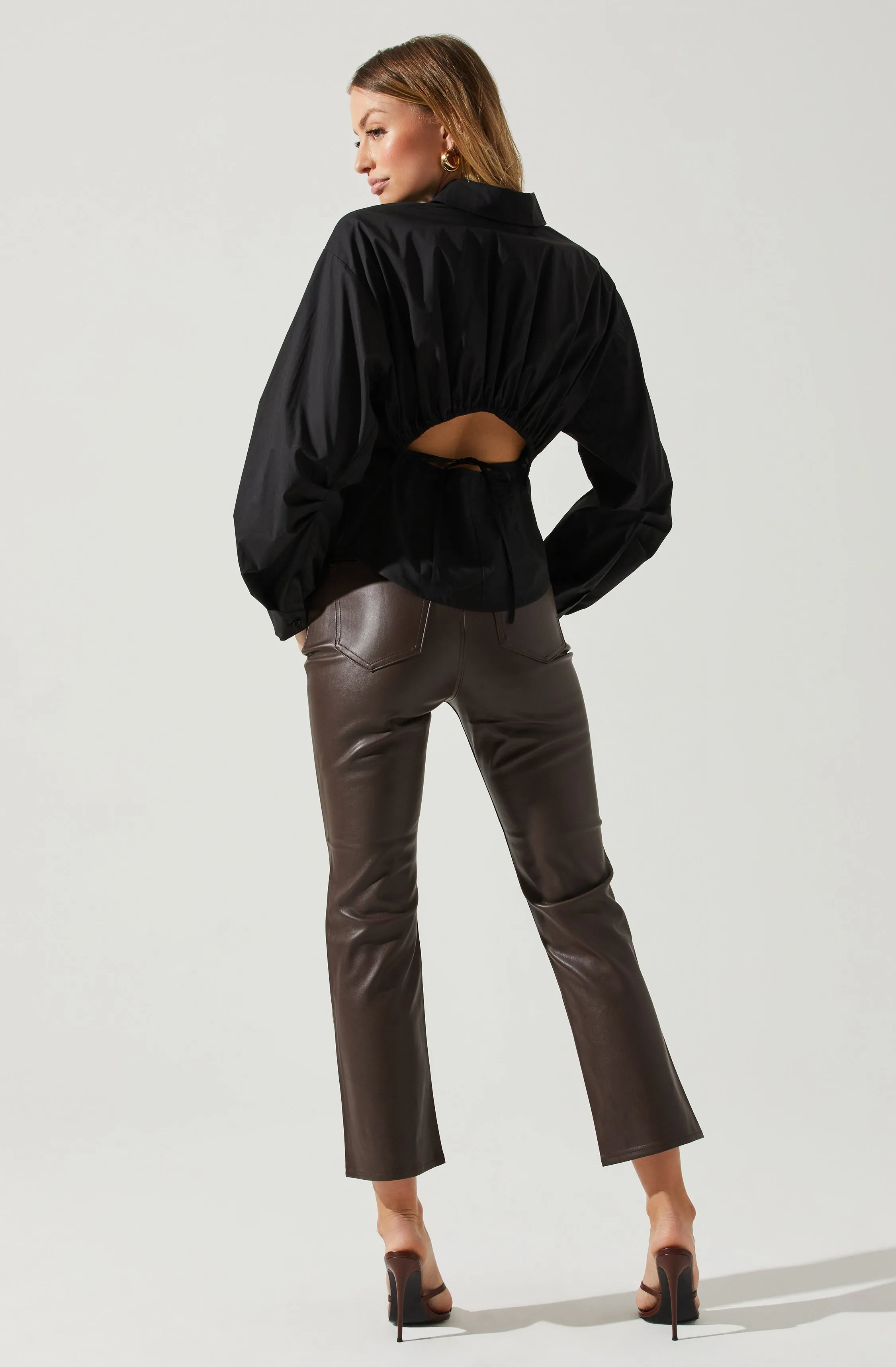 Sienna Cutout Button Up Top sold by Astr product image thumbnail 5