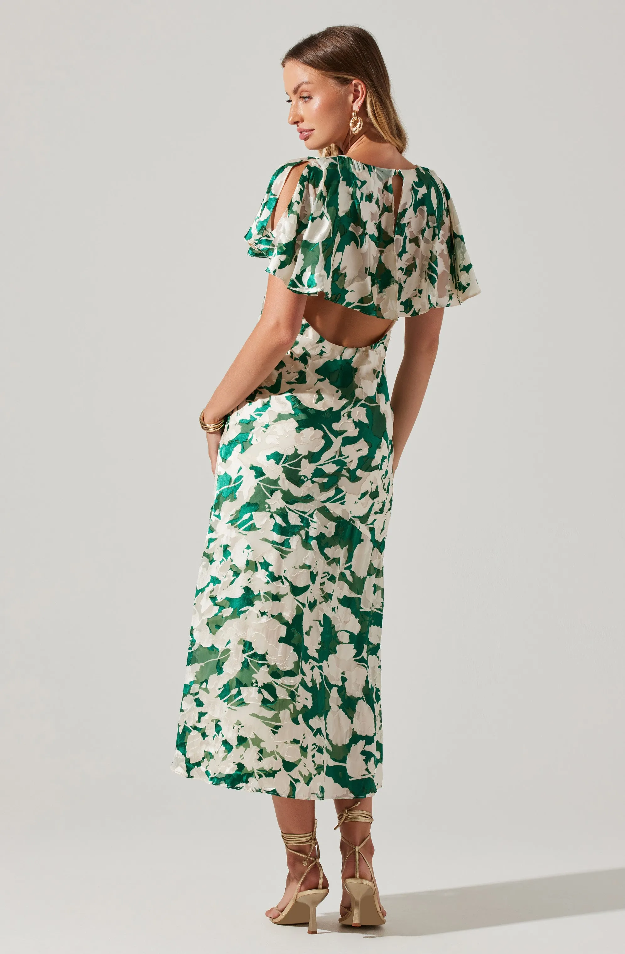 Florecita Floral Print Midi Dress sold by Astr product image thumbnail 5